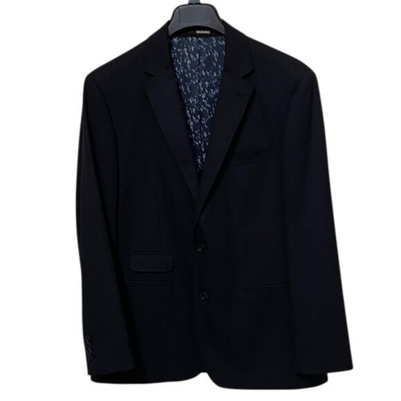 Murano Slim Fit Navy Blue Blazer Jacket Mens Size Extra Large Business Career - Picture 1 of 11